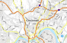 Map Of Cincinnati Ohio GIS Geography
