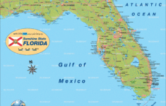 Map Of Florida State Section In United States USA Welt Atlas de