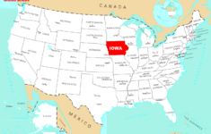 Map Of Iowa State Map Of USA United States Maps
