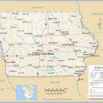 Map Of Iowa State USA Nations Online Project
