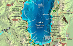 Map Of Lake Tahoe State Map