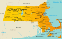 Map Of Massachusetts Guide Of The World