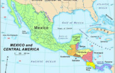 Map Of Mexico And Central America Map Mexico And Central America