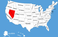 Map Of Neveda Guide Of The World