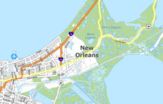 Map Of New Orleans Louisiana GIS Geography