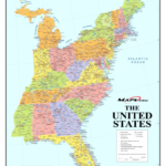 Map Of Northeast Us And Canada East Coast Usa Map Best Of Printable