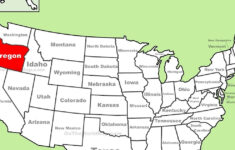 Map Of Oregon State Map Of USA