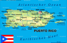 Map Of Puerto Rico Island In USA Welt Atlas de