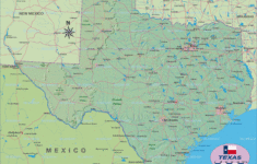 Map Of Texas State Section In United States USA Welt Atlas de
