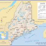 Map Of The State Of Maine USA Nations Online Project