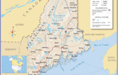 Map Of The State Of Maine USA Nations Online Project