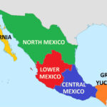 Map Of The States Of Mexico States Mexico Map Central America