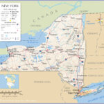 Map Of The U S State Of New York All Things Here