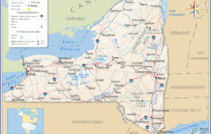 Map Of The U S State Of New York All Things Here