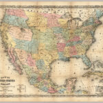 Map Of The United States Of America The British Provinces Mexico