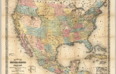 Map Of The United States Of America The British Provinces Mexico