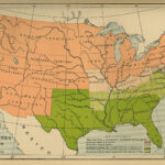 Map Of The United States The Secession