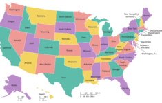 Map Of The Usa HD Wallpaper Background Image 2376x1428 ID 687666