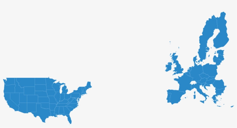 Map Of Us And Europe European Union Holiday Travel Us And Eu Map 