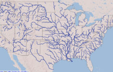 Map Of US Lakes Rivers Mountains Usa River Map Major US Rivers