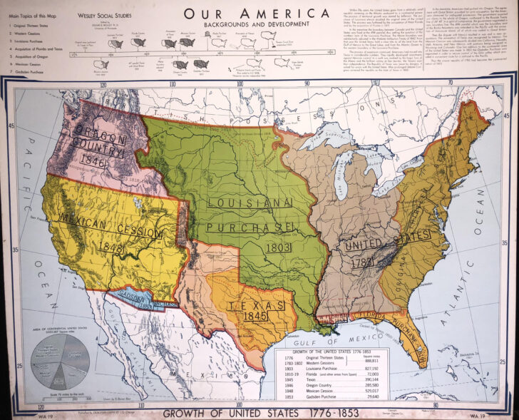 USA Map 1776