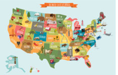 Map Of Usa Landmarks Universe Map Travel And Codes