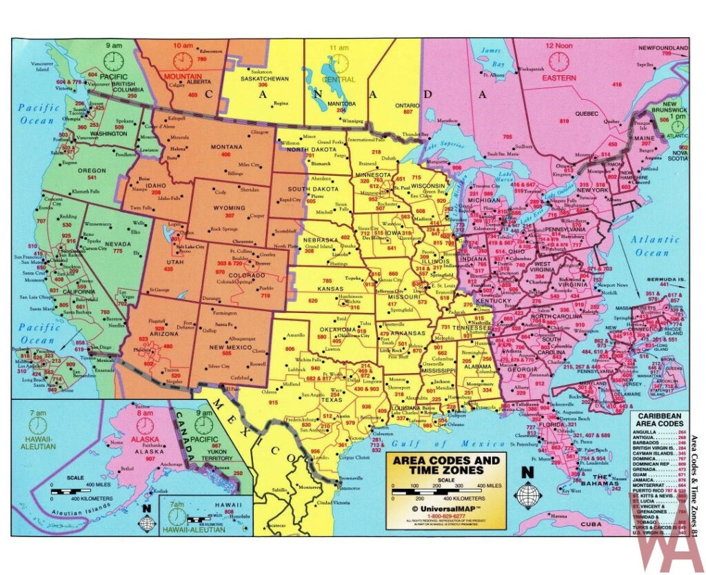Map Of Usa Time Zones With Cities Topographic Map | Printable Map Of USA
