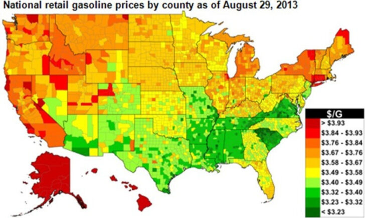 Gas Price Map USA