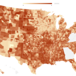 Map Where People In The U S Are Most Vulnerable To The Delta Variant