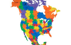 Mapa Jumbo De Am rica Del Norte M xico Estados Unidos Y Canada