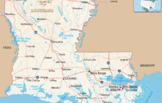 Mapa Pol tico De Louisiana