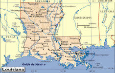 Mapas De Escolar Mapa De Louisiana