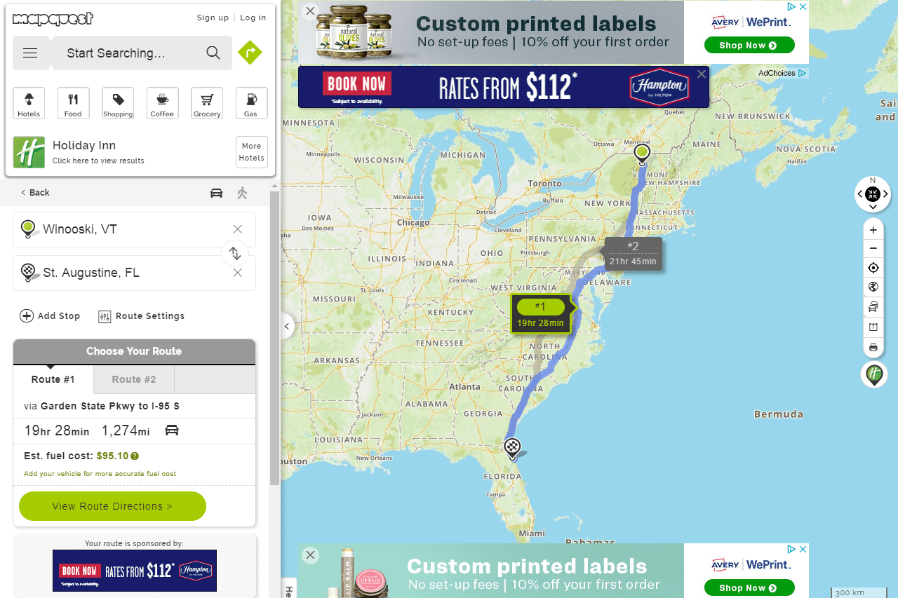 Mapquest Free Printable Driving Directions Printable Map Of The 