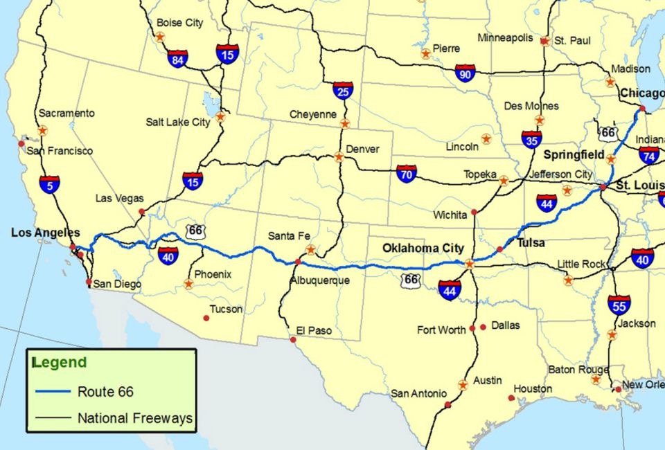 Maps Of Route 66 Plan Your Road Trip