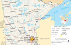Minnesota State Map A Large Detailed Map Of Minnesota State USA