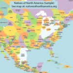 Native Nations Of North America Native American Tribes Map Native