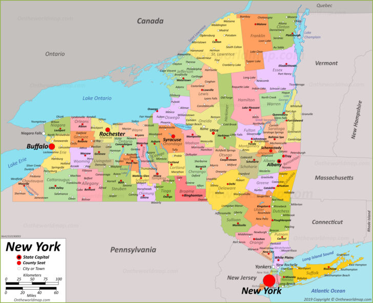 USA Map New York