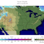 NOAA Map Snow Coverage Across The USA Unofficial Networks