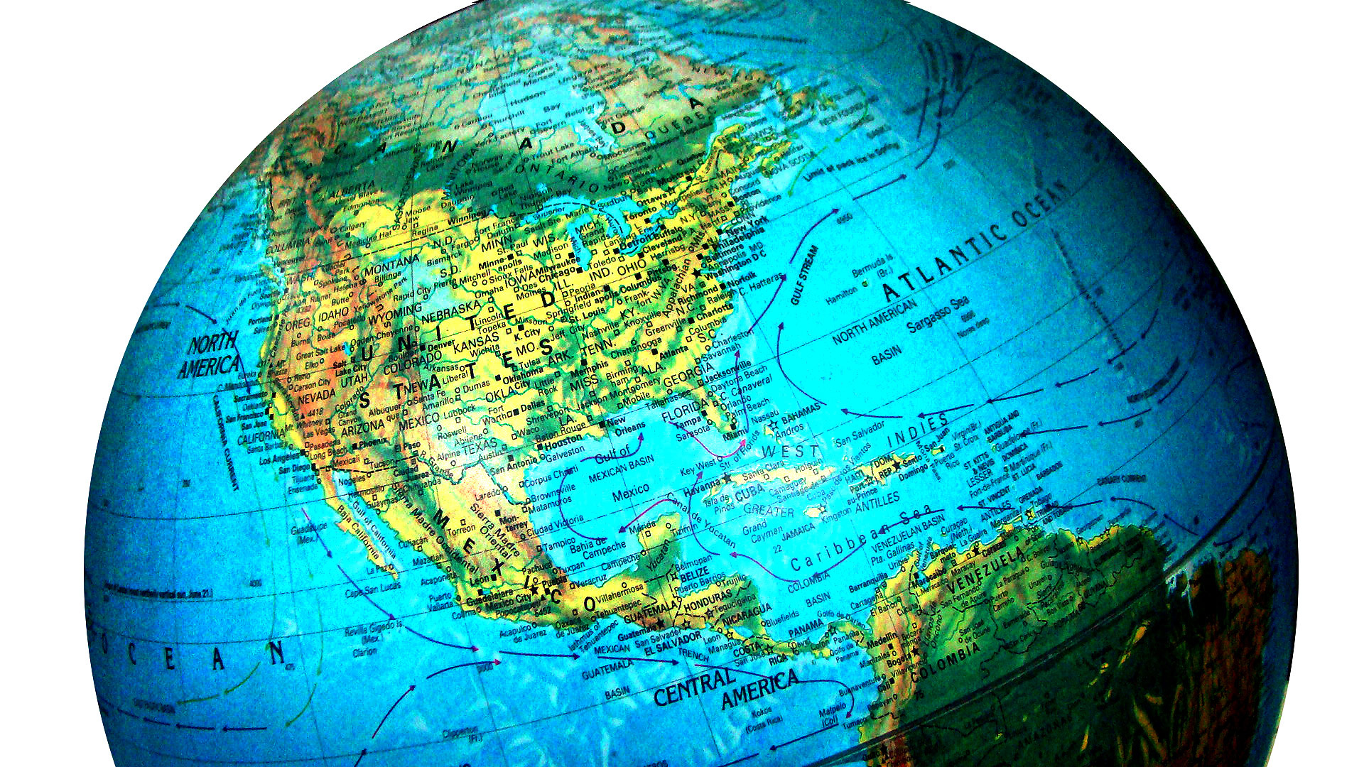 North America Globe Big