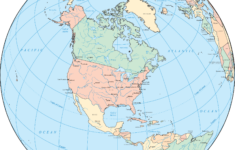 North America Globe Mapsof