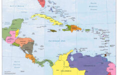 North And Central America Political Map