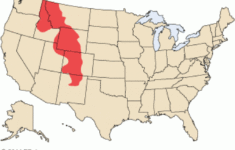 Northern Rocky Mountain States Road Map For Us Map Rocky Mountain