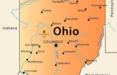 Ohio Map Stock Vector Illustration Of Cincinnati Atlas 30152305