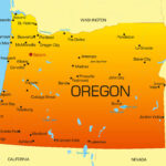 Oregon Map Guide Of The World