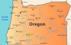 Oregon Map Stock Vector Illustration Of Atlas Corvallis 9637014