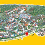 Park Map Kennywood Amusement Park Theme Park Map Theme Park