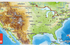 physical 3d map of united states Physical 3D Map Of United States