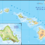 Physical Map Of Hawaii Ezilon Maps