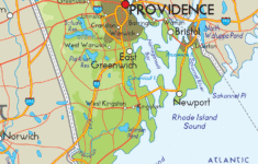 Physical Map Of Rhode Island Ezilon Maps
