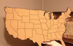 Pin By Carli On DIY Cork Board Map Cork Board Travel Map Diy